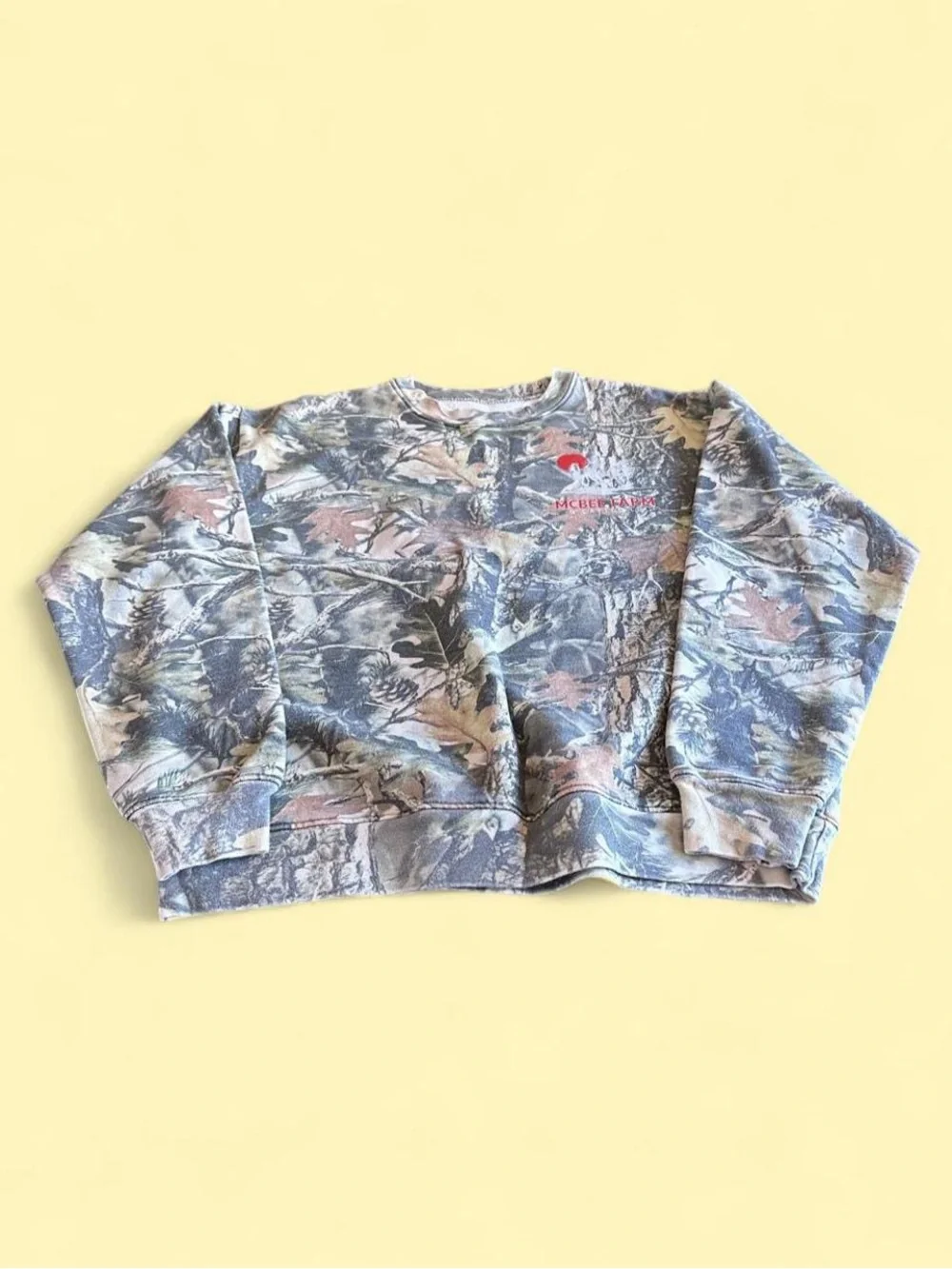 Vintage Camo McBee Farm Sweatshirt Heavyweight Hunting Men’s Size L